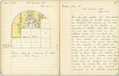 Richard A. Gregory: Notebook Entry for July 18, 1939