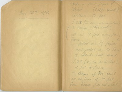 Richard A. Gregory: Notebook Entry for May 26, 1936