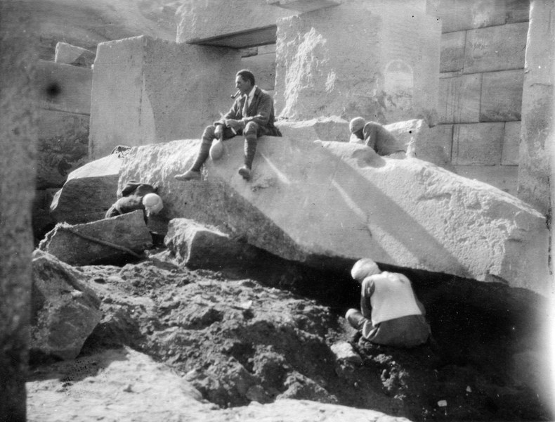 Possibly Henri Frankfort (1897–1954), field director of the excavations in Abydos from 1925 to 1929