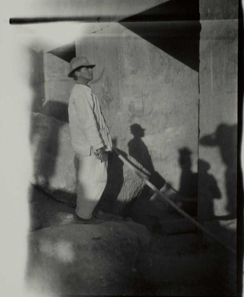Thomas Whittemore at the Egypt Exploration Society excavations at Abydos