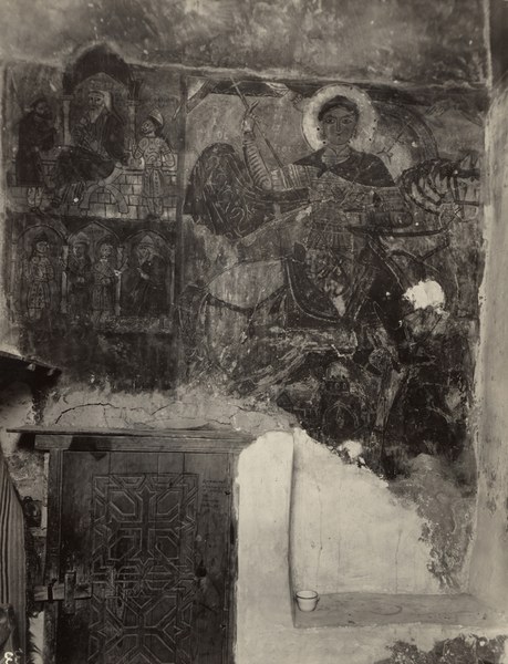 Church of Saint Anthony, Khurus, North wall, Saint George