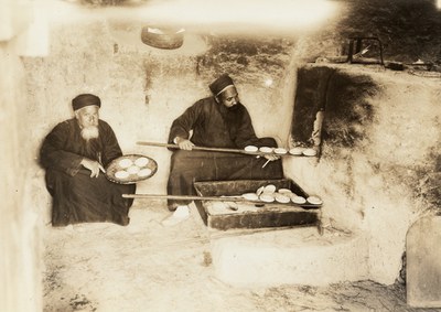 Monks baking the Holy Bread