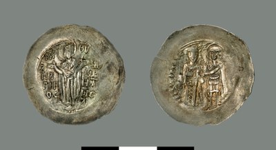 Aspron trachy of Theodore Komnenos-Doukas (1227-1230)