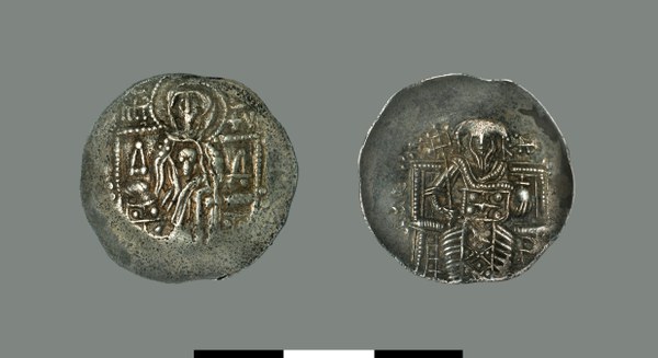 Aspron trachy of Theodore II Laskaris (1254-1258)