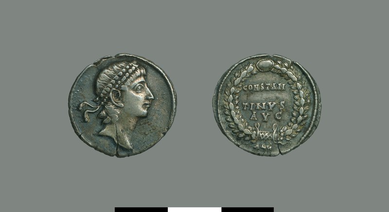 Silver coin of Constantine II (337-340)