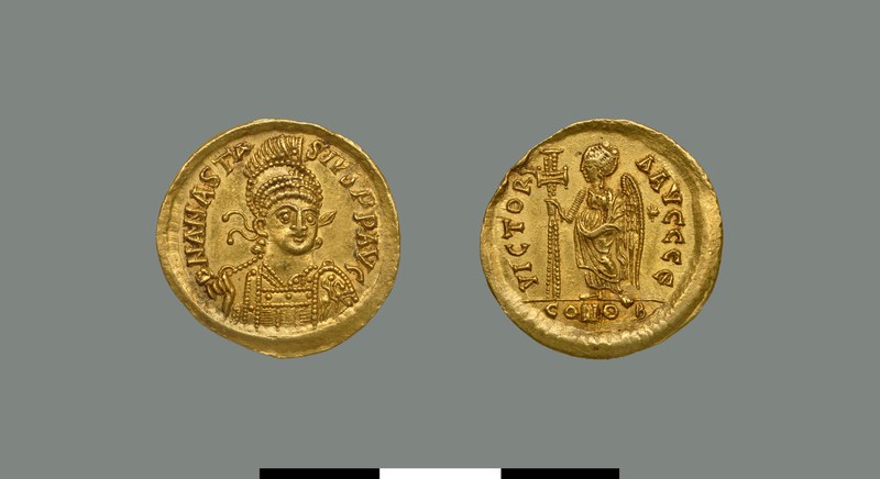 Solidus of Anastasios I (491-518)