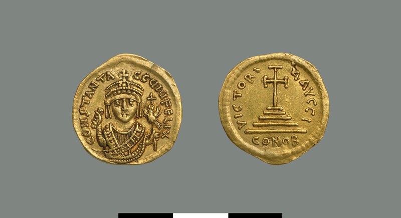 Solidus of Tiberios II (578-582)