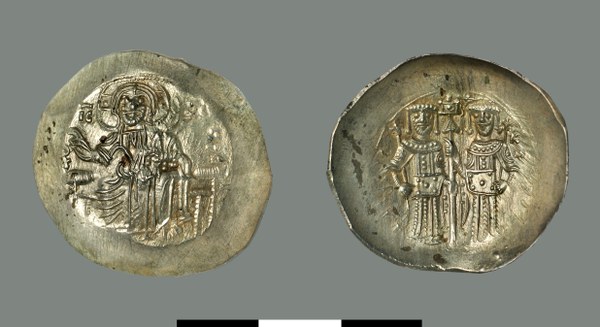 Aspron trachy of Alexios III Angelos (1195-1203)