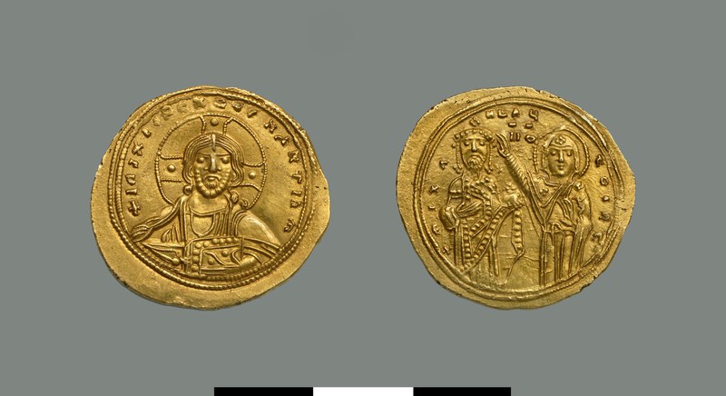 Nomisma histamenon of Michael VI Stratiotikos (1056-1057)