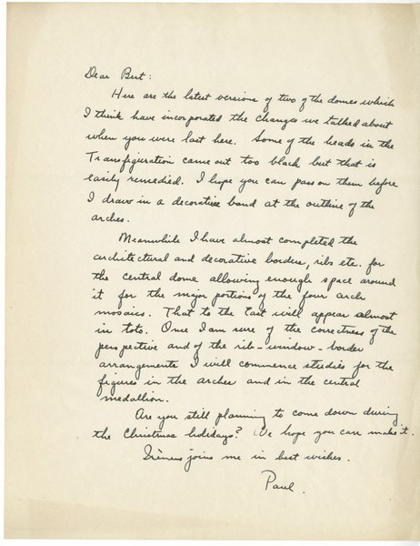 Letter from Paul A. Underwood to Albert M. Friend, no date