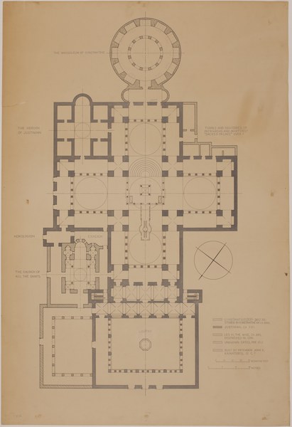 Large publication-quality ground plan of the complex