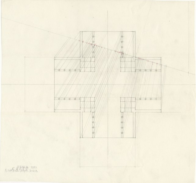 Partial ground plan sketch