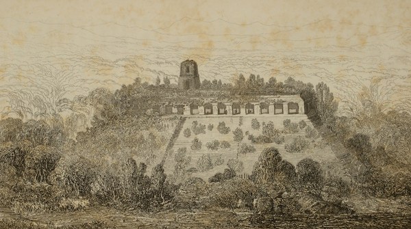 Engraving of Palenque