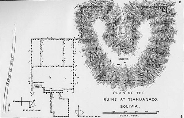 Plan of Tiwanaku