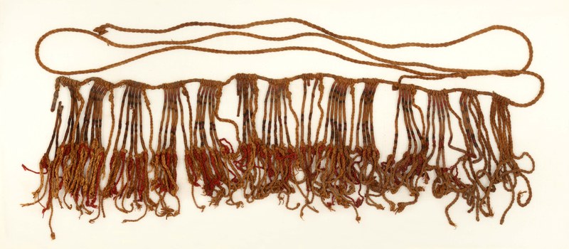 Wrapped-main-cord khipu with color seriation