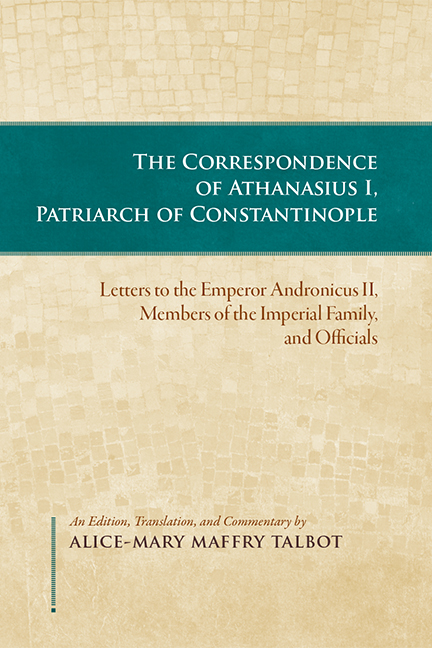 The Correspondence of Athanasius I, Patriarch of Constantinople