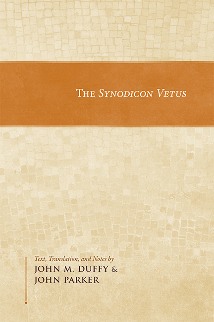 The Synodicon Vetus