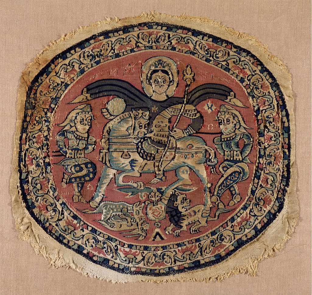 Roundel with a Byzantine emperor (probably Herakleios)