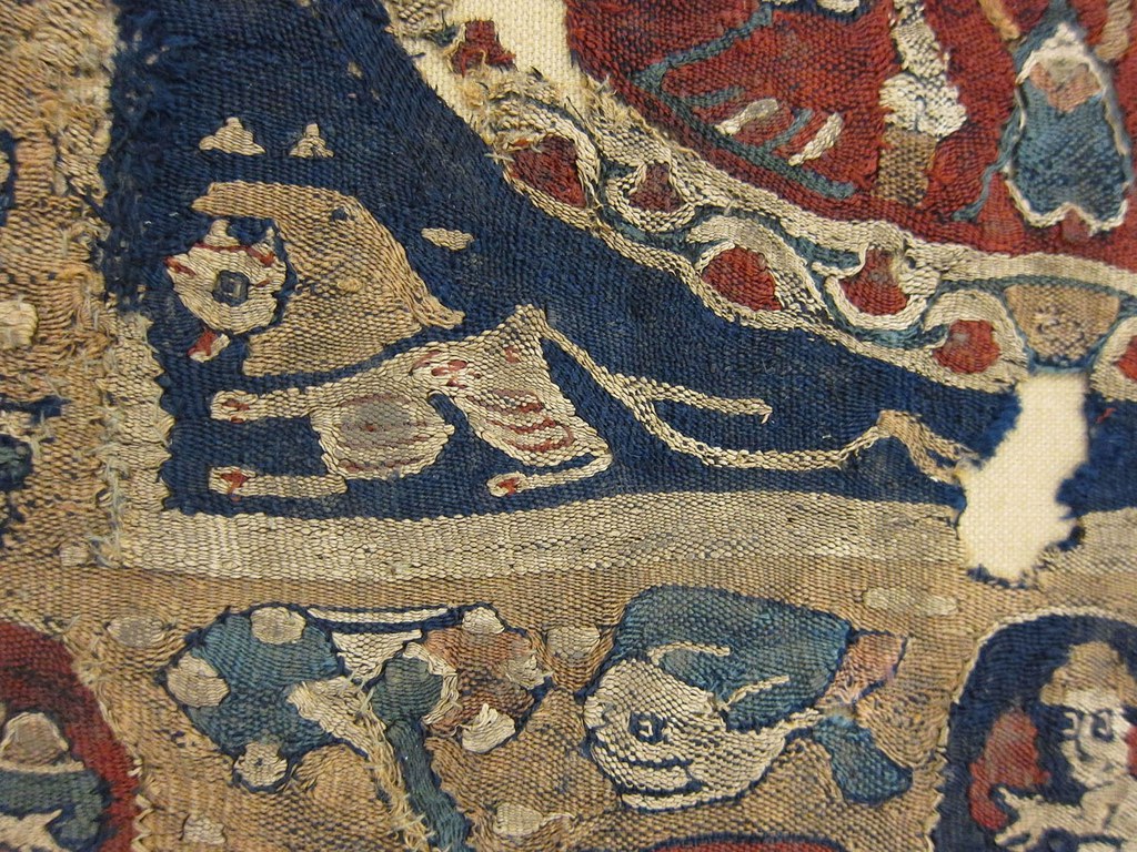 Detail showing a lion