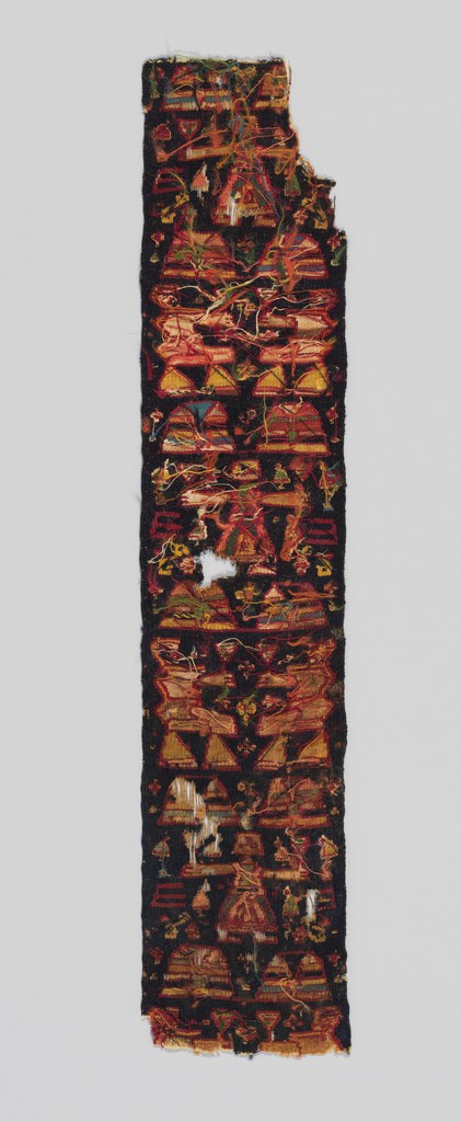 Reverse of a tapestry band
