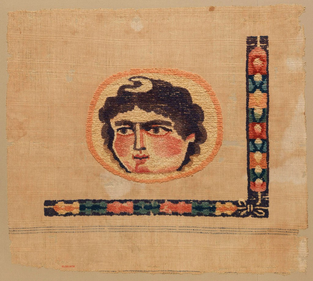 Fragment of a Furnishing Textile with Image of a Goddess