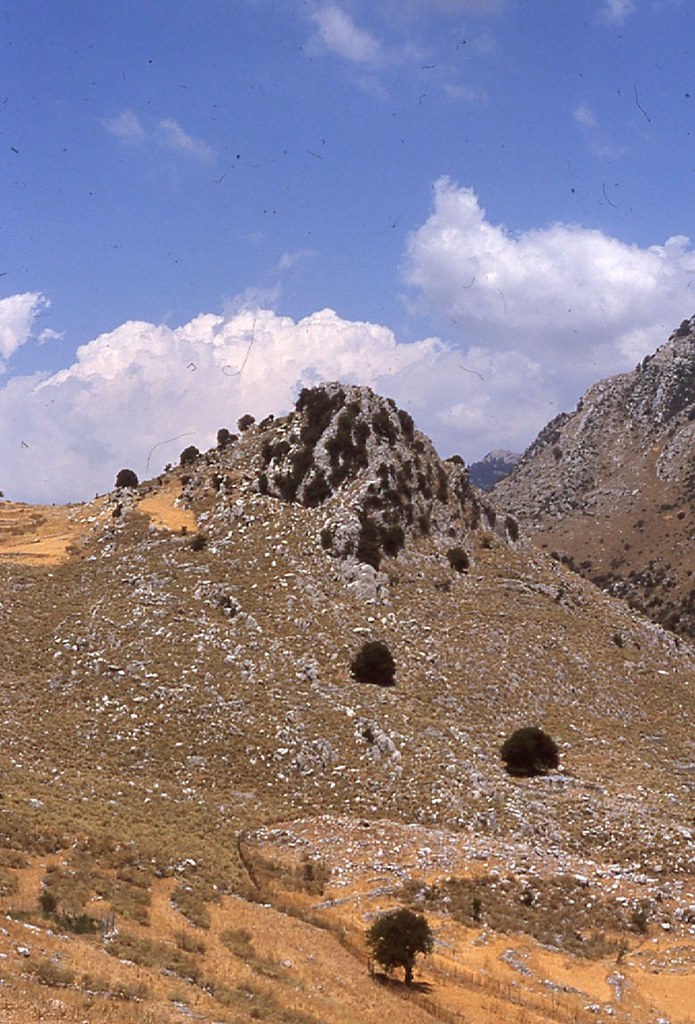 View of the medieval village of Kastro tis Orias in Eleia 
