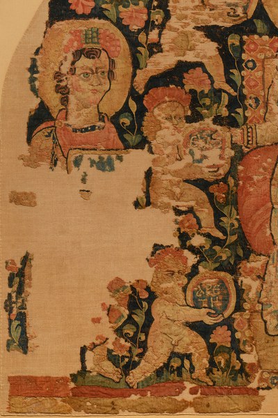 Detail of Hanging with Hestia Polyolbos (fig. 1), showing standing male figure to the left
