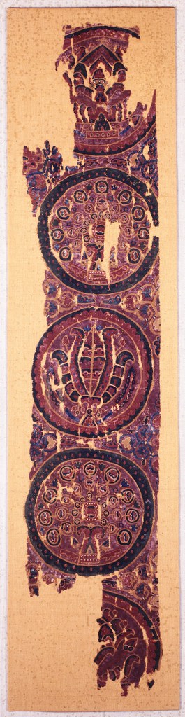 Textile found in the reliquary of Saint Anastasius, cathedral of Saint Domnius, Split, Croatia
