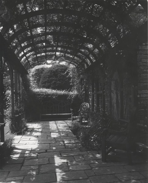 Black and white photograph of the Arbor in the 1930s
